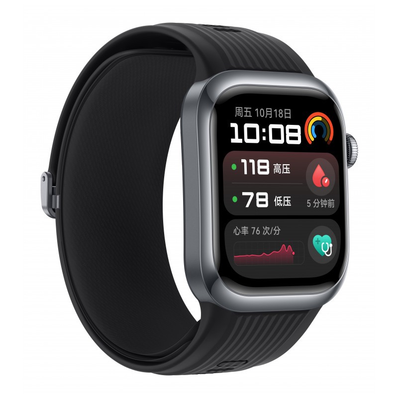 Huawei Watch D2 Preto com Bracelete de Fluoroelastómero - Smartwatch com GPS e NFC - Item1