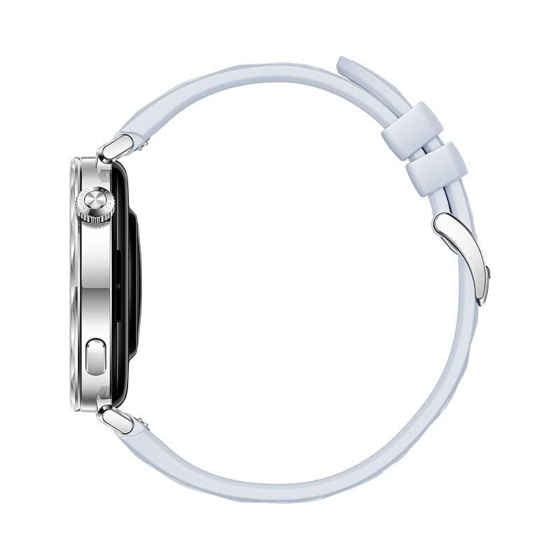 Lateral derecho de Huawei Watch GT5 41mm GPS Correa Fluoroelastómero Azul - Reloj Inteligente