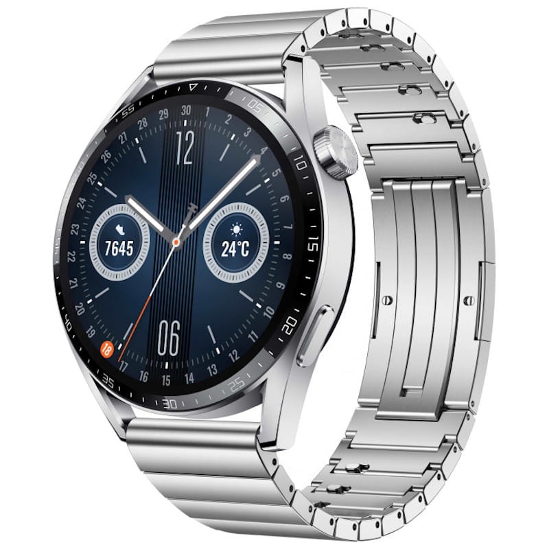 Correa acero Huawei Watch GT 3 46mm (negro) 