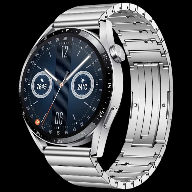 Huawei Watch GT 3 46mm Elite Acier Inoxydable - Montre Intelligente - Class B Refurbished