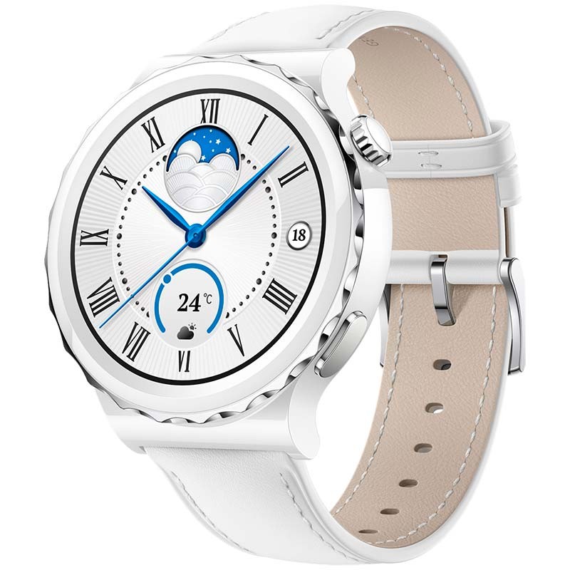 Relógio inteligente Huawei Watch GT 3 Pro Ceramic Branco