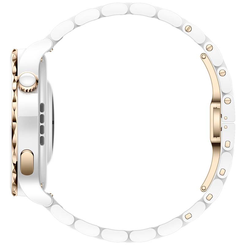 Relógio inteligente Huawei Watch GT 3 Pro Ceramic com pulseira de Cerâmica Branca - Item3