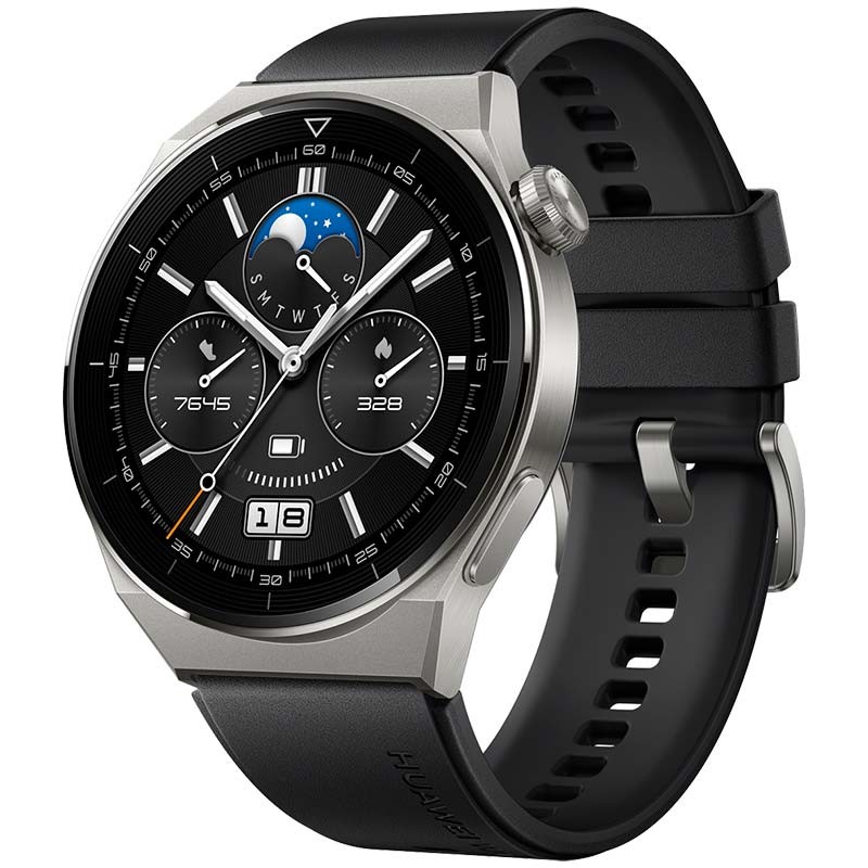 Comprar Huawei Watch GT 3 Pro Titanium - Correa TPU Negro - Powerplanet