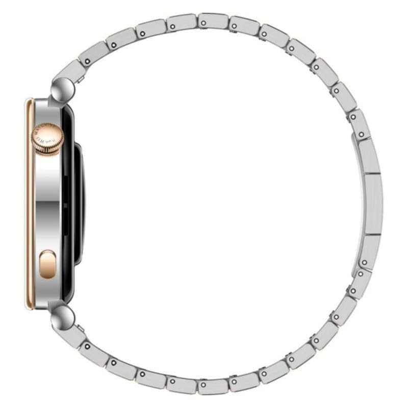 Vue latérale gauche de la Montre Intelligente Huawei Watch GT 4 41 mm Argent
