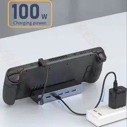 Hub 6 en 1 1000M con carga rápida USB-C de 100W
