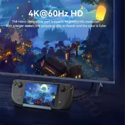 Hub 6 en 1 1000M con HDMI de resolución 4K a 60Hz y HD 1080P