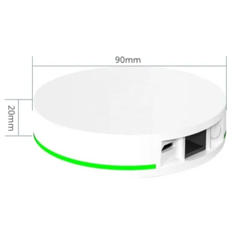 Hub Sensor Zemismart Tuya y HomeKit Wired Gateway Blanco - Switch - Ítem2