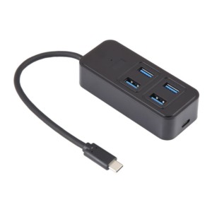 Hub USB BYL-1901T 5 en 1 USB Type C+USB 3.0 Noir