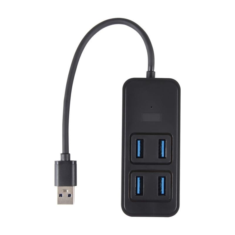 Hub USB BYL-1901U 5 en 1 USB Tipo C+USB 3.0 Negro - Ítem1
