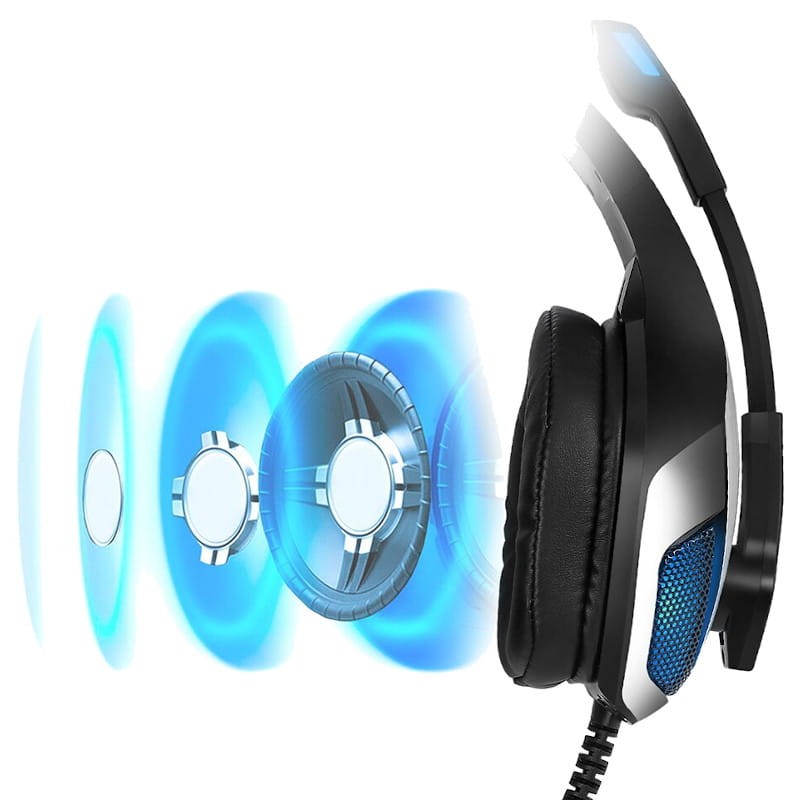 Hunterspider V4 Negro-Azul RGB - Auriculares Gaming - Ítem5