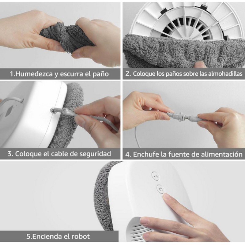 HUTT DDC55 Robot Limpiacristales Automático Blanco - Ítem7