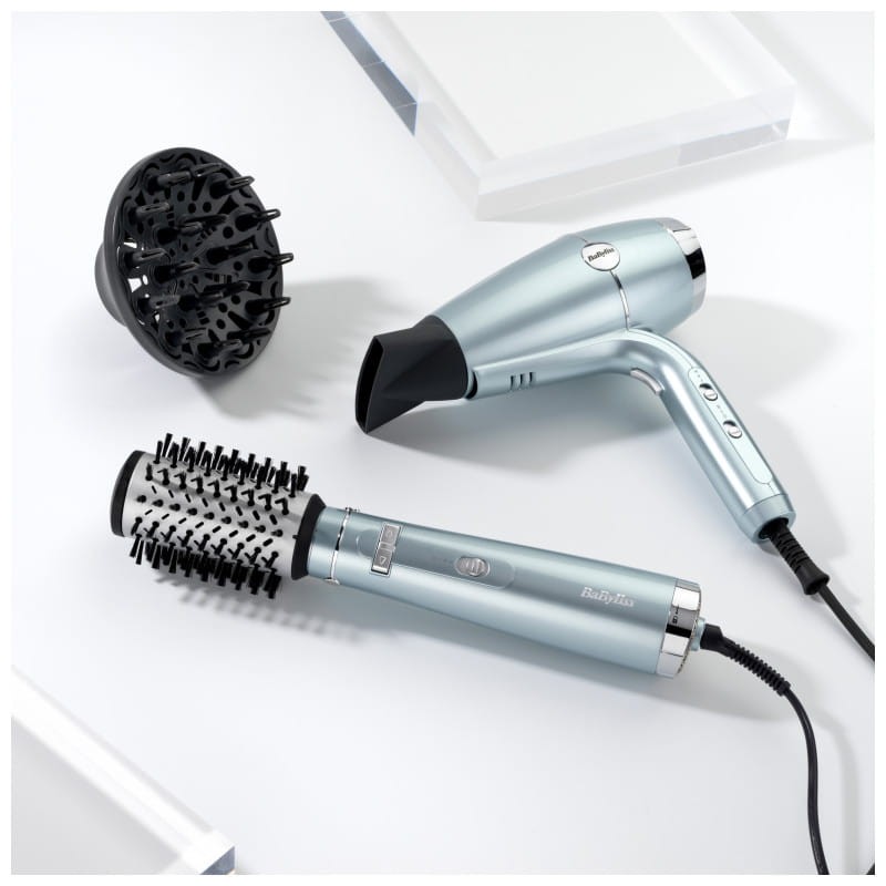 BaByliss Hydro-Fusion Air Styler Pivotant 50 mm 700 W Aigue-marine - Brosse soufflante à air - Ítem4