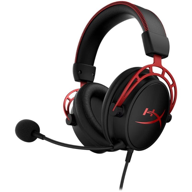 HP HyperX Cloud Alpha Preto/Vermelho - Headset Gaming - Item