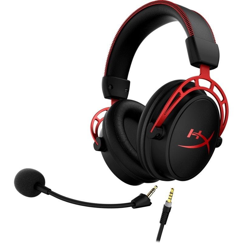HP HyperX Cloud Alpha Preto/Vermelho - Headset Gaming - Item1