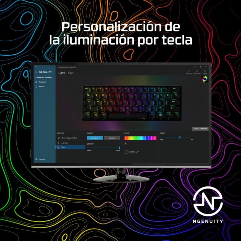 HyperX Alloy Origins 60 HX Red - Teclado mecánico gaming - Ítem6