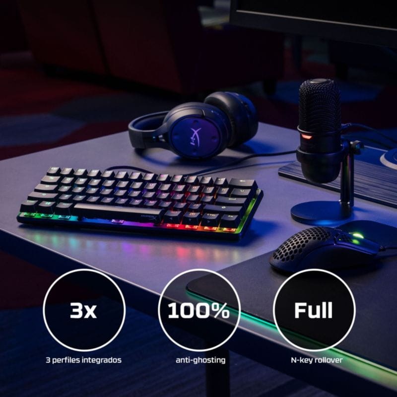 HyperX Alloy Origins 60 HX Red - Teclado mecánico gaming - Ítem7