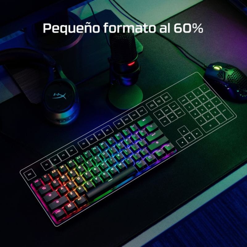 HyperX Alloy Origins 60 HX Red - Teclado mecánico gaming - Ítem8