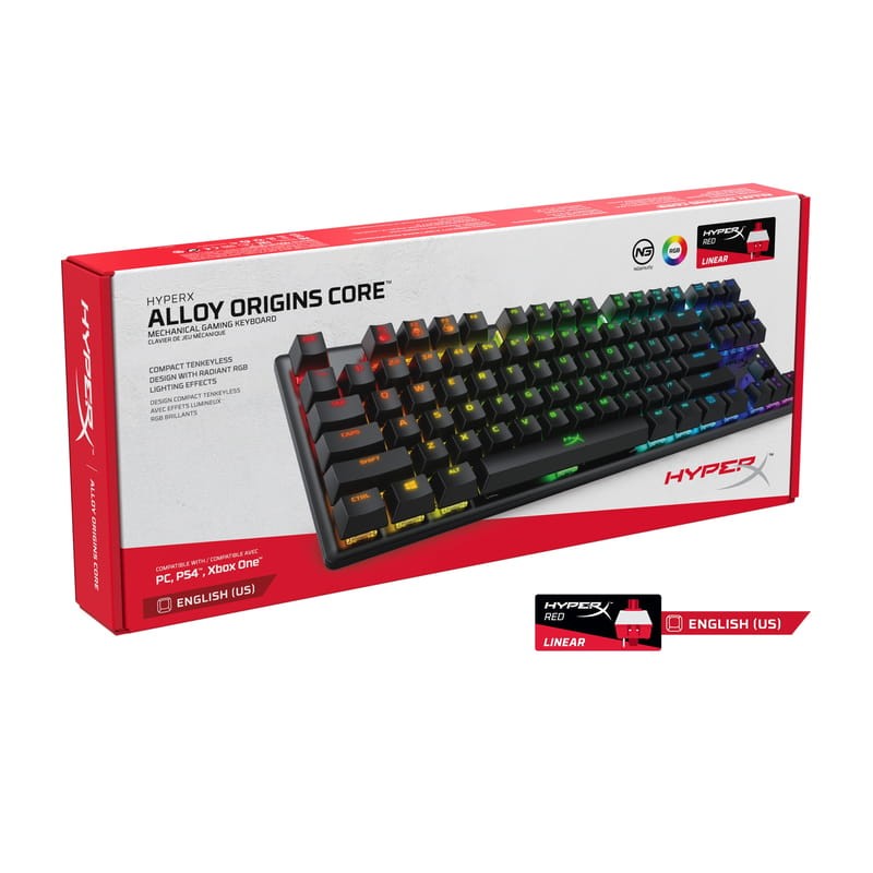 Clavier Gaming HyperX Alloy Origins Core Switch Rouge - Ítem5