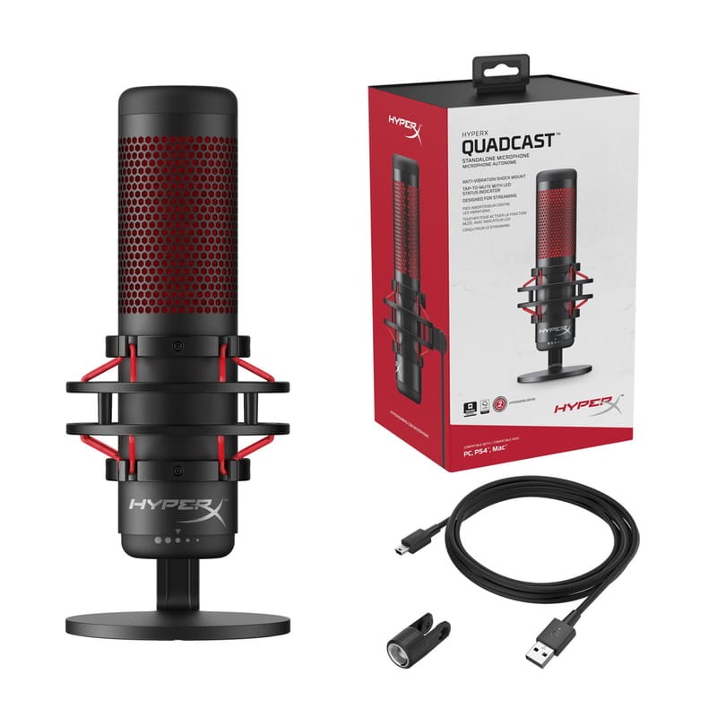 Micrófono USB HyperX QuadCast - Ítem7