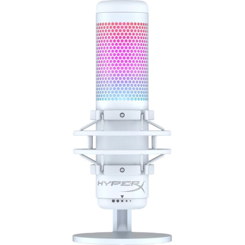 HyperX QuadCast S Branco - Microfone para PC - Item