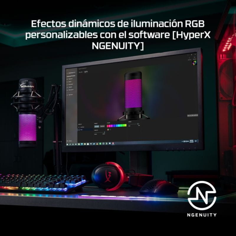 HyperX QuadCast S Preto - Microfone para PC - Item10