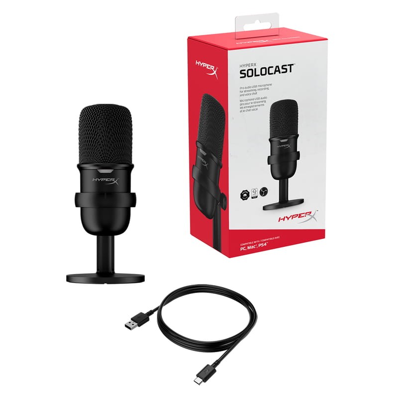 HyperX SoloCast Microphone Gaming USB - Ítem7
