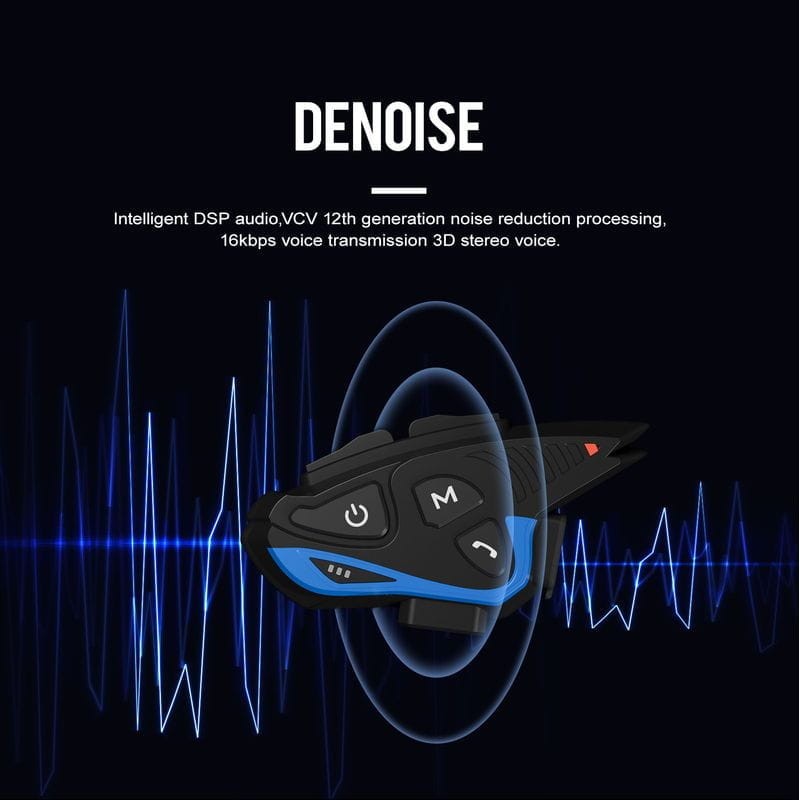 Hysnox Shark X6 Pro Full Duplex pour 6 pilotes - Interphone moto - Ítem7