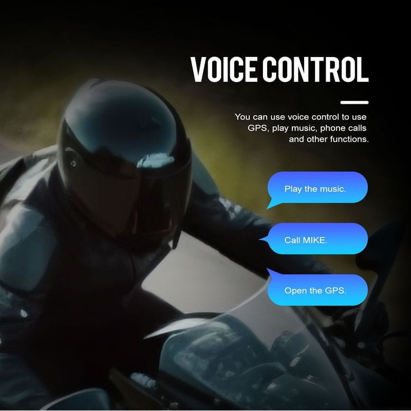 Hysnox Shark X6 Pro Full Duplex pour 6 pilotes - Interphone moto - Ítem9