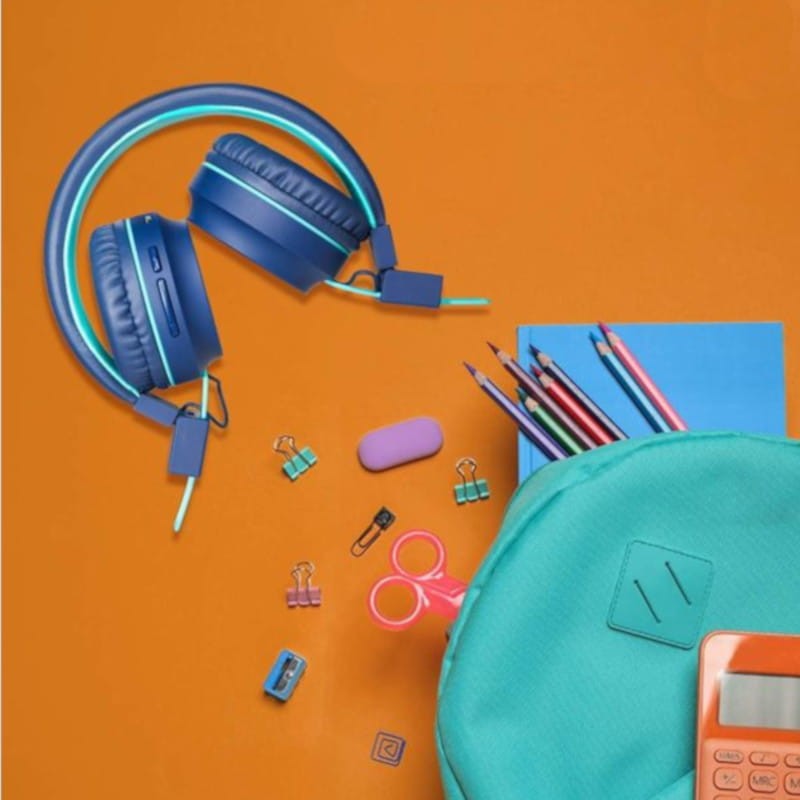 iClever BTH18 Azul - Auriculares Inalámbricos para niños - Ítem2