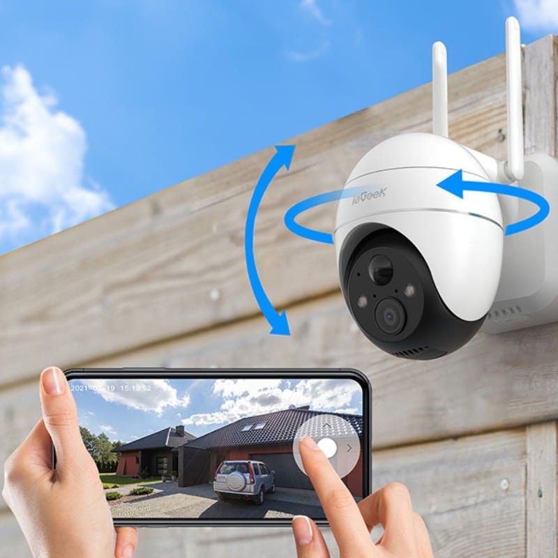ieGeek ZS-GX1S 3MP/2K WiFi IP65 Blanco - Cámara de Seguridad Exterior - Ítem3