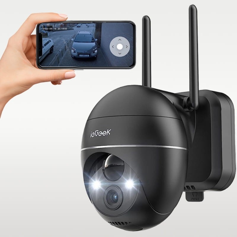 ieGeek ZS-GX1S 3MP/2K WiFi IP65 Noir - Caméra de sécurité extérieure - Ítem4