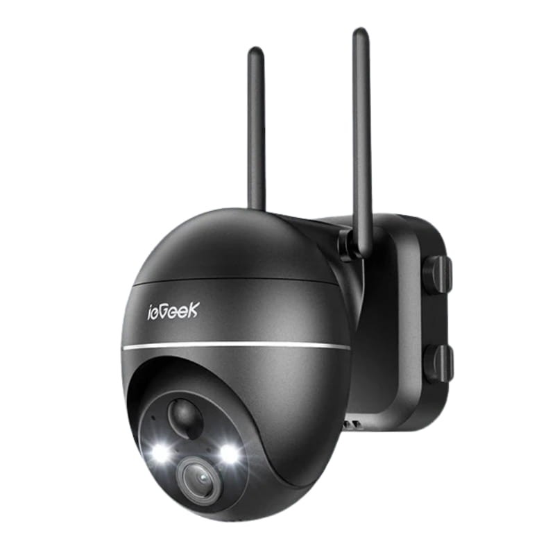 ieGeek ZS-GX4S 5MP/QHD IP65 WiFi Solar Negro - Cámara de Seguridad Exterior - Ítem1