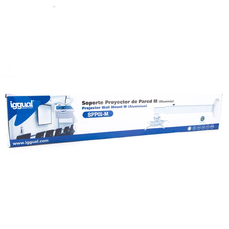 Iggual SPP01-M Support de projecteur Mur Blanc - Ítem2