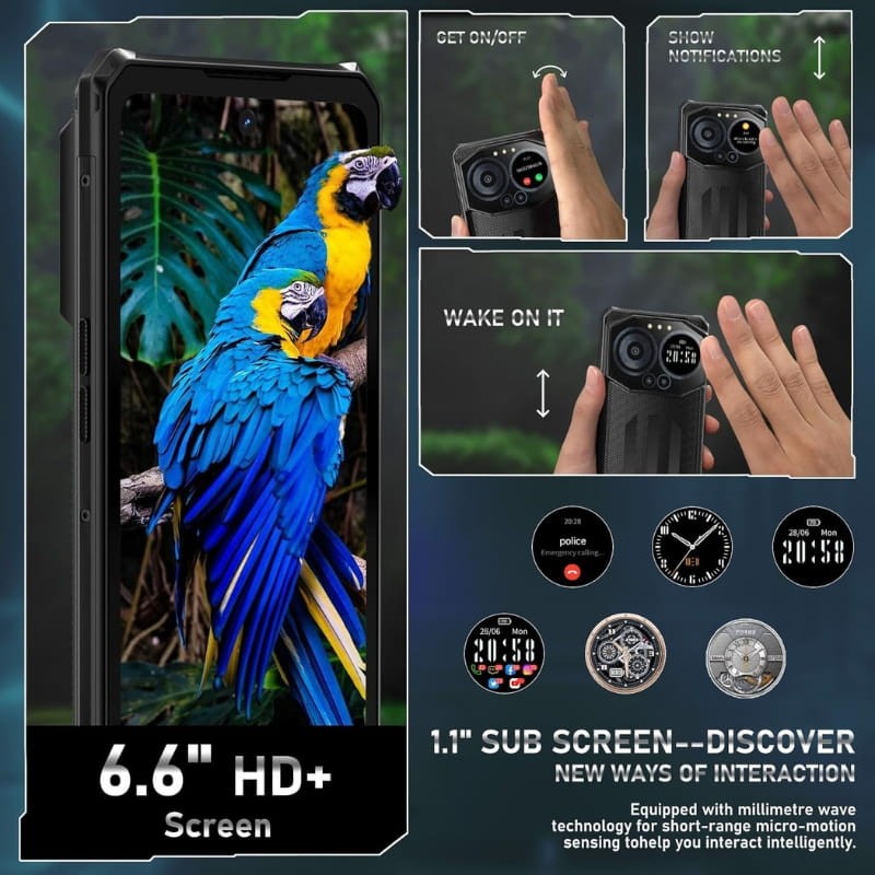 iiiF150 B3C 4GB/256GB Negro Obsidiana Rugged - Ítem8