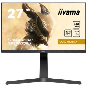 iiyama G-MASTER GB2790QSU-B1 Monitor de PC IPS FreeSync Premium Quad HD de 27 polegadas - Preto