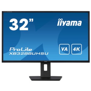 Iiyama ProLite XB3288UHSU-B5 31.5 LCD 4K UltraHD FreeSync Preto - Monitor PC