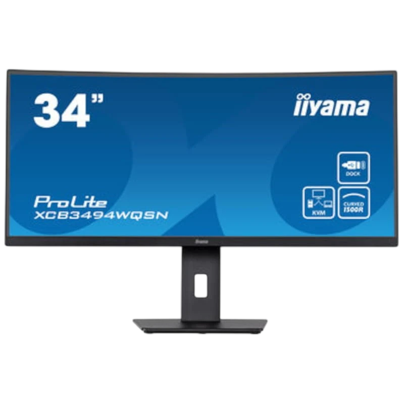 iiyama ProLite XCB3494WQSN-B5 34 UltraWide Curvo Quad HD VA 120 Hz FreeSync Preto - Monitor para PC - Item