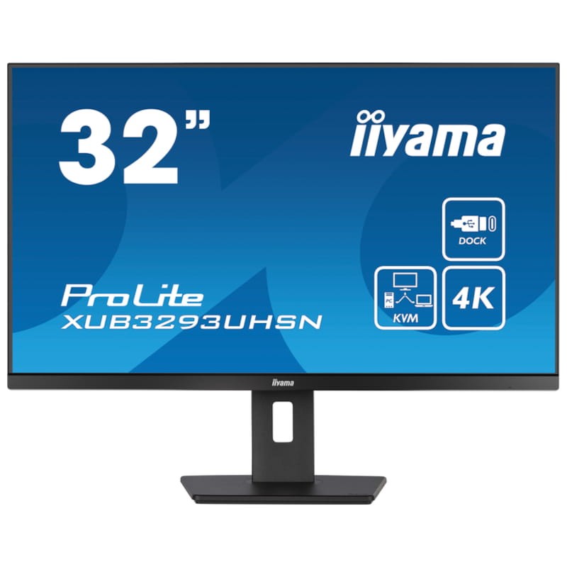 Iiyama ProLite XUB3293UHSN-B5 31.5 4K UltraHD IPS LCD Preto - Monitor PC - Item