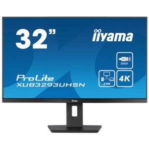 Iiyama ProLite XUB3293UHSN-B5 31.5 4K UltraHD IPS LCD Negro - Monitor PC