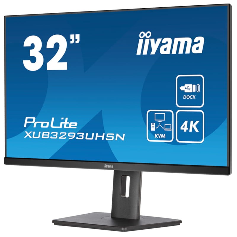 Iiyama ProLite XUB3293UHSN-B5 31.5 4K UltraHD IPS LCD Preto - Monitor PC - Item2