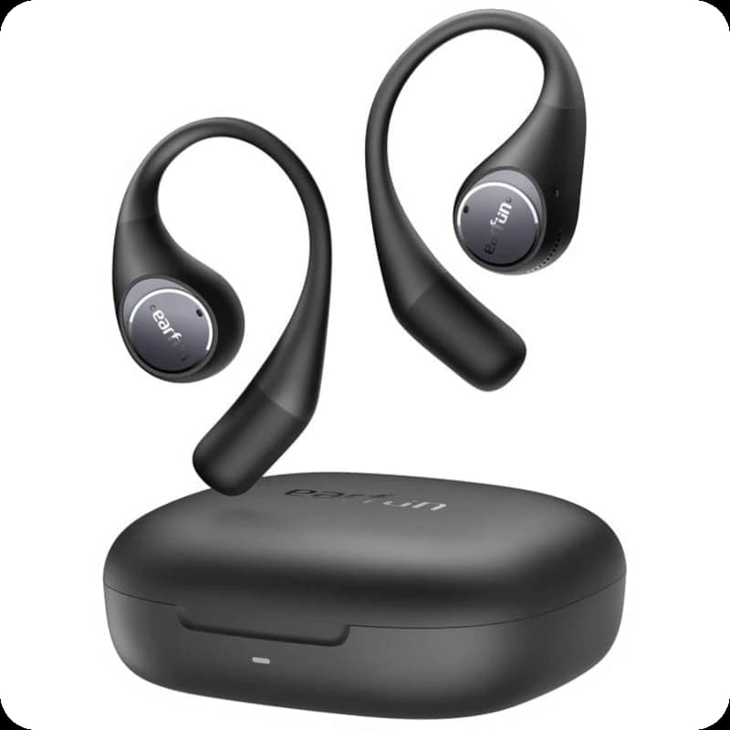 Earfun OpenJump TWS Preto - Auriculares Bluetooth