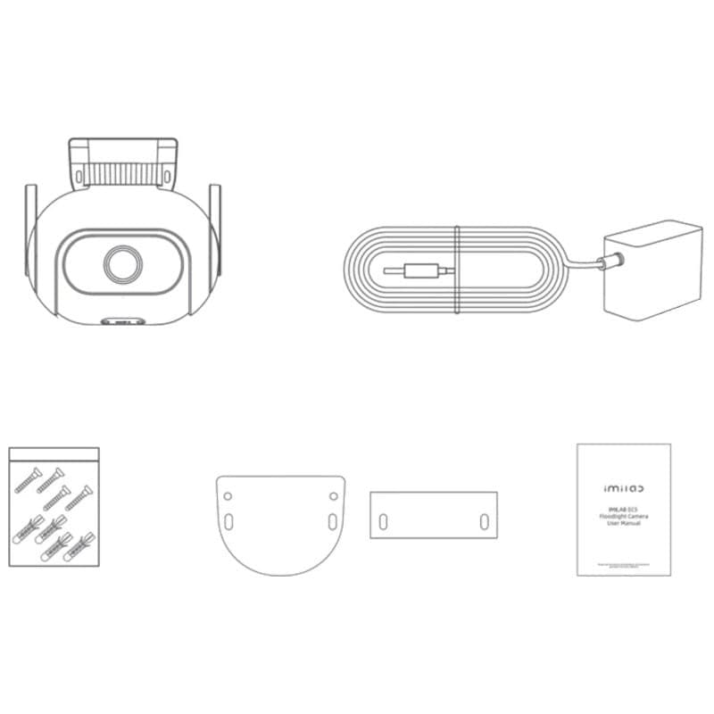 Cámara de Seguridad Imilab EC5 3MP Outdoor Wifi - Contenido