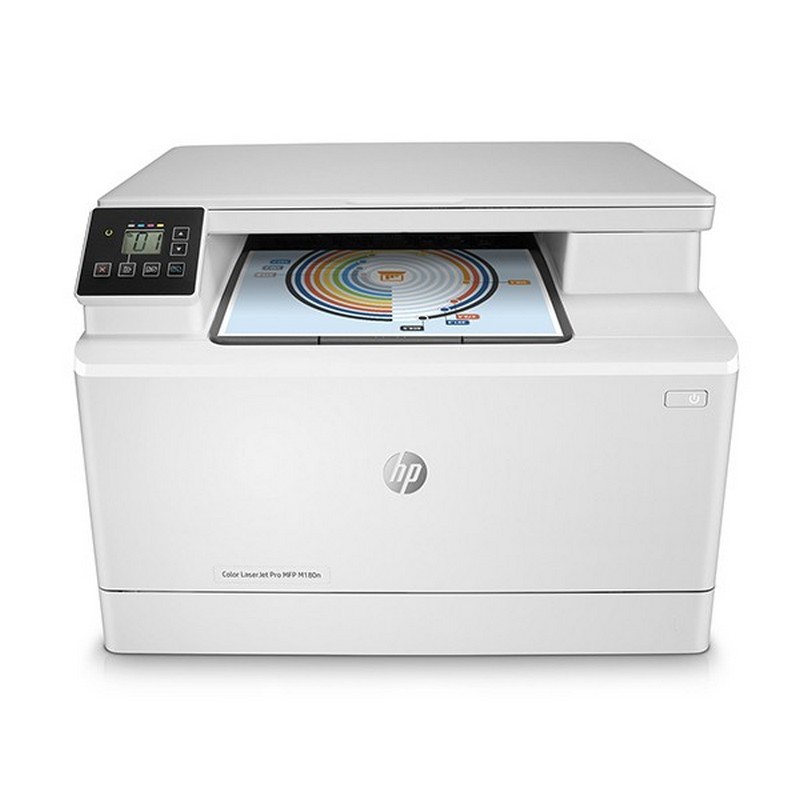 Multifunción Láser Color HP Laserjet PRO M180N - Color Blanco, impresora láser, conexión ethernet