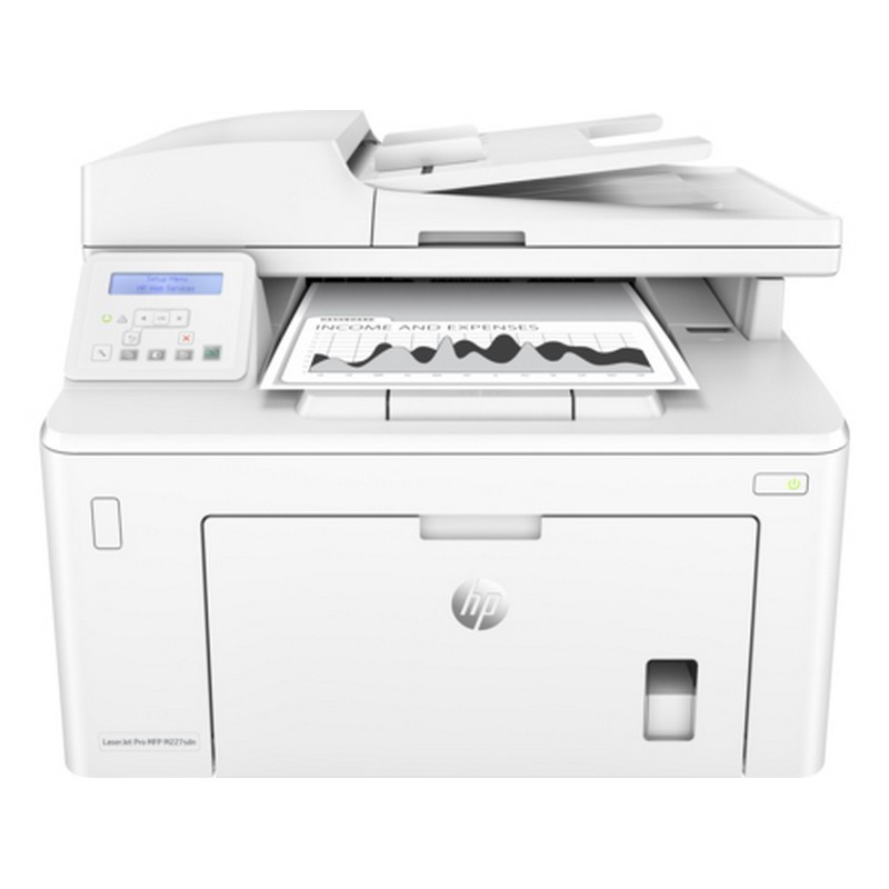 Multifunción Láser Monocromo HP PRO M227SDN - Color Blanco, impresora láser, ahorro de consumo