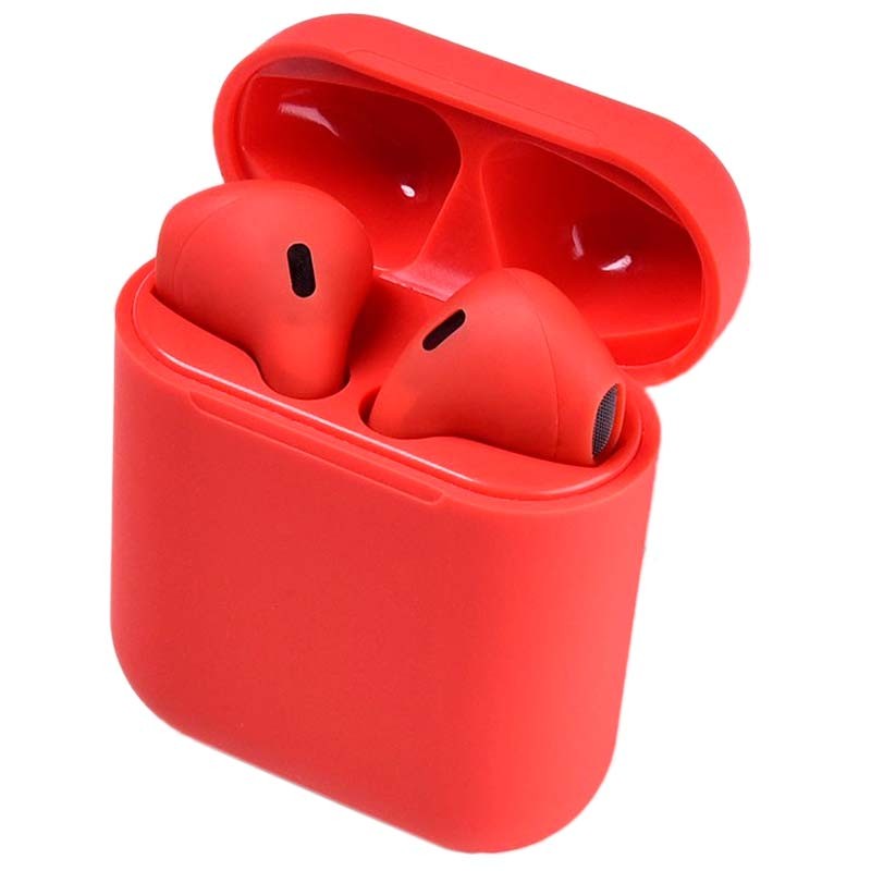 Auriculares Bluetooth i12 5.0 - Rojo