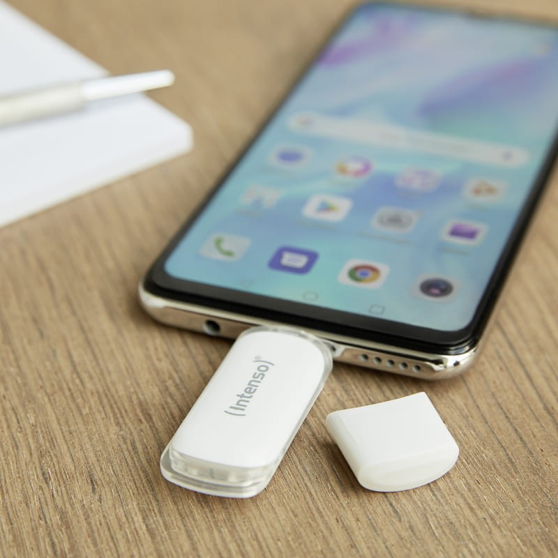 Intenso Flash Line 128GB USB Tipo C 3.2 Gen 1 Blanco - Ítem3