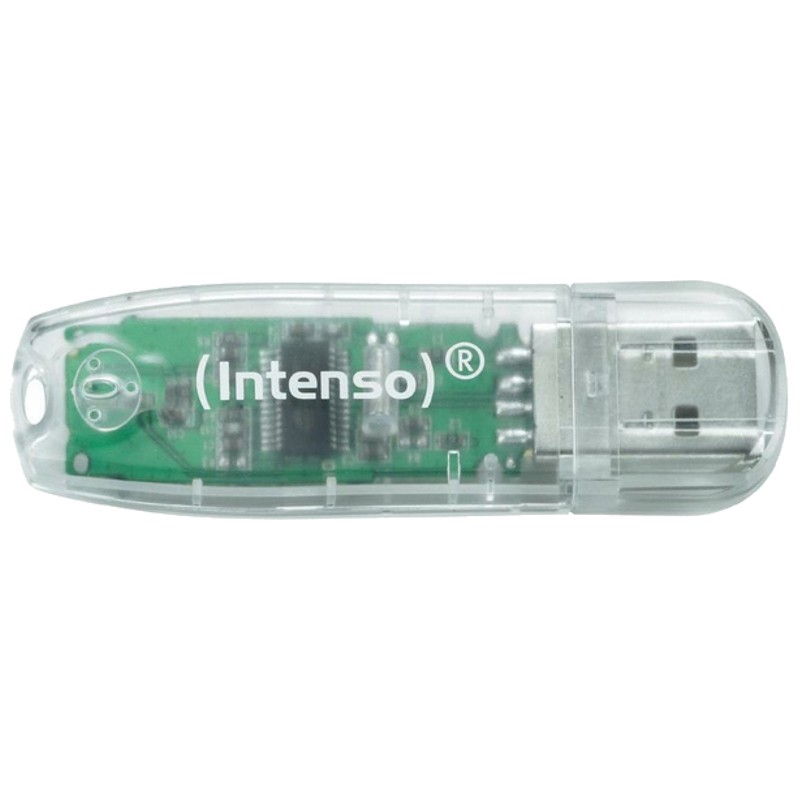 Intenso Rainbow Line 32 GB USB 2.0 Transparente - Item1