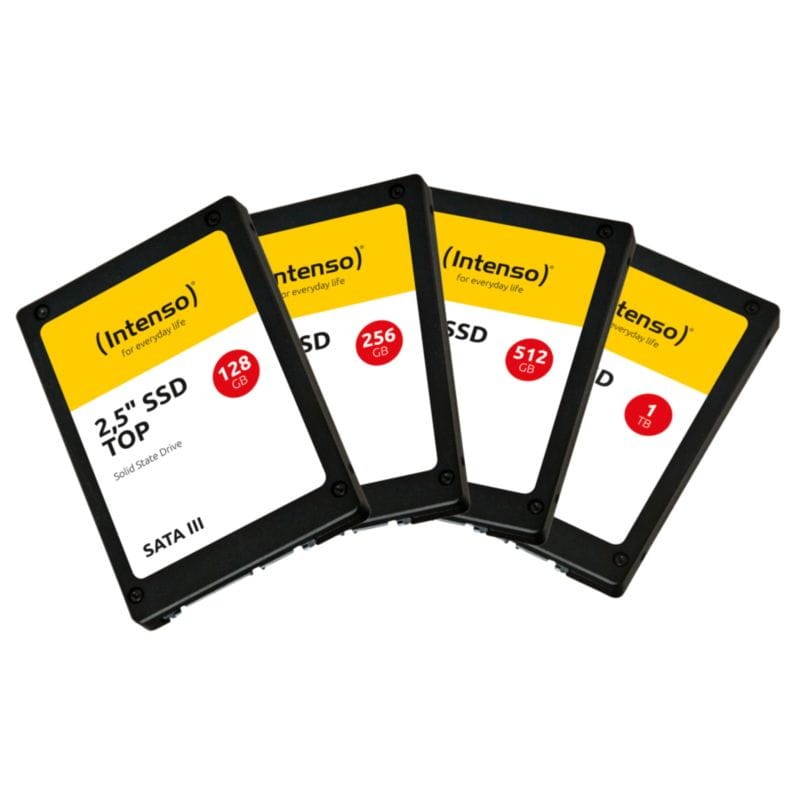 Intenso Top 256 GB SATA III 2,5 pulgadas 3D NAND Negro / Blanco - Disco SSD - Ítem1