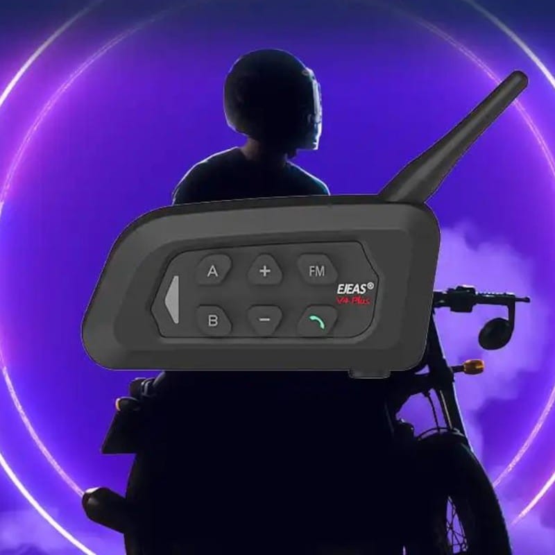 EJEAS V4 Plus Mesh Intercom moto pour 4 conducteurs en conversation simultanée - Ítem2