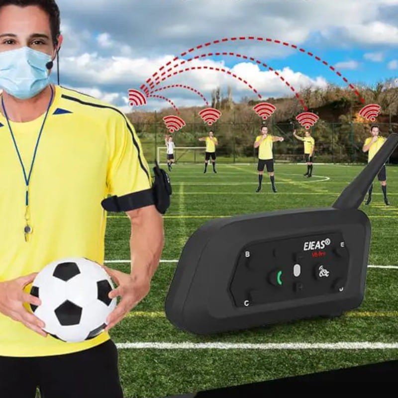EJEAS V6C Full Duplex pour 5 personnes avec une portée de 800m - Interphone pour arbitres - Ítem2